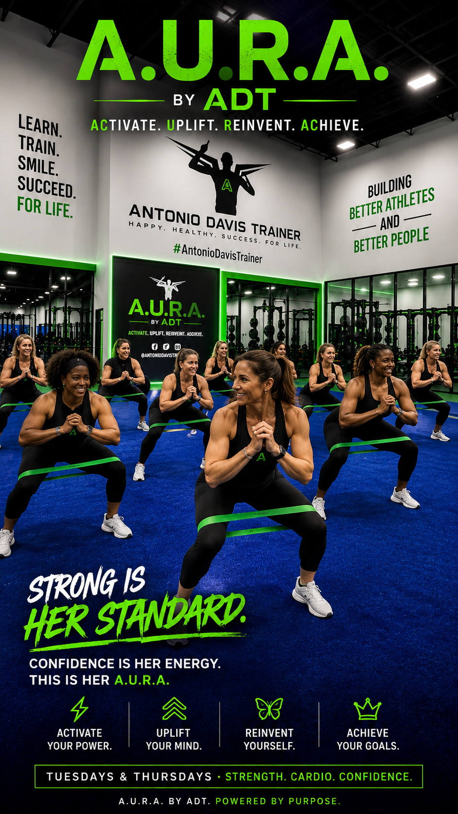 A.U.R.A. women's fitness program